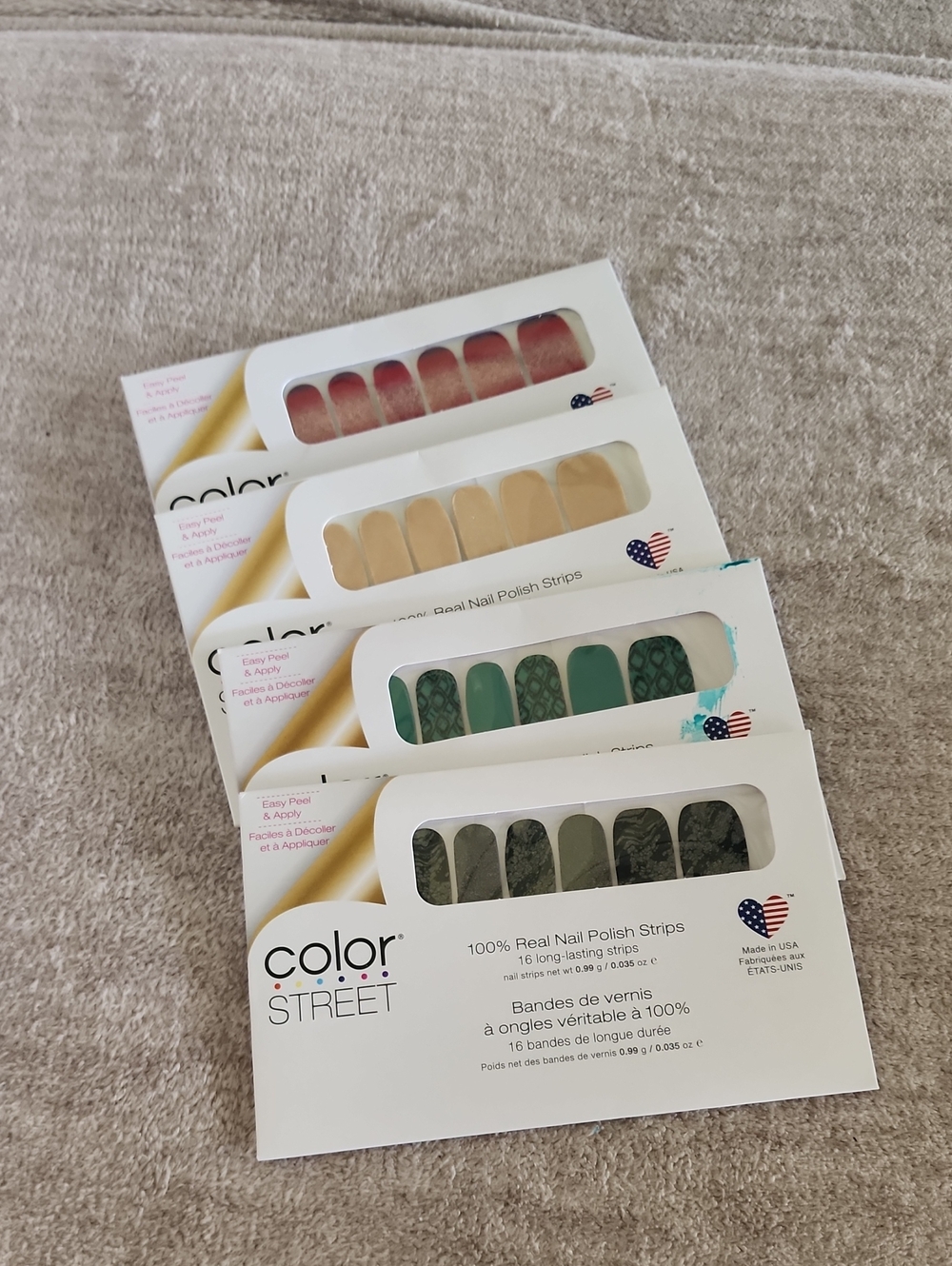 NWT 4 Piece Color Street Nail Bundle